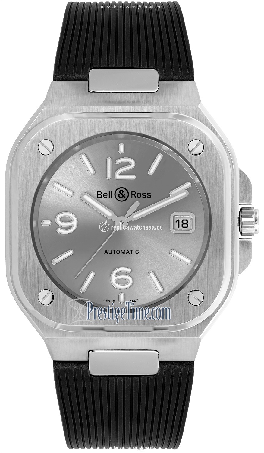 BR05A-GR-ST/SRB Bell & Ross BR 05 Automatic 40mm Mens Watch BR05A-GR-ST/SRB Bell & Ross BR 05 Automatic 40mm Mens Watch